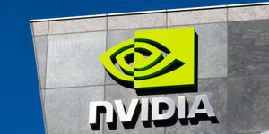 NVIDIA Logo on Building