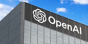 OpenAI Logo on Campus Building