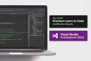 Microsoft Visual Studio Professional 2022 + The 2024 Premium Learn to Code Certification Bundle (StackSocial Affiliate Deal)