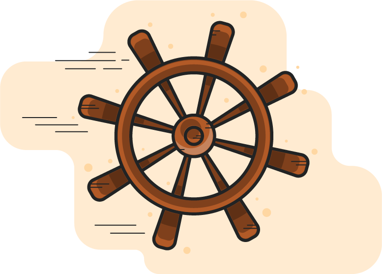 Pirate Ship's Wheel